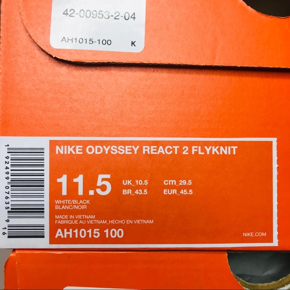 NIKE ODYSSEY REACT 2 FLYKNIT - Picture 10 of 14